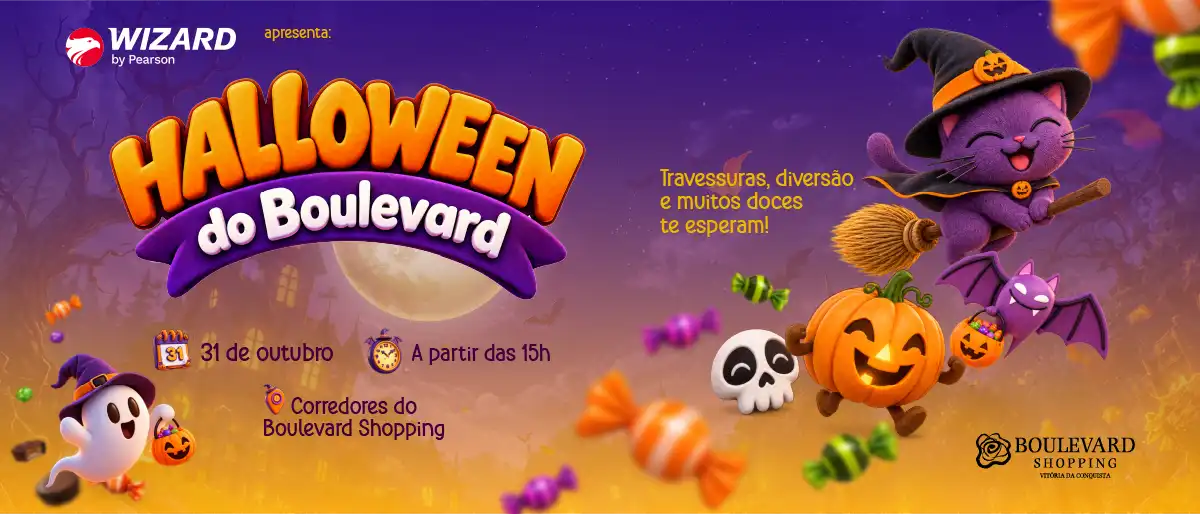 Imagem de Boulevard Shopping promove circuito gratuito de “Doces ou Travessuras” para celebrar o Halloween